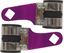 Picture of Headlight Brackets Purple Deluxe to fit forks 26mm to 37mm (Pair)