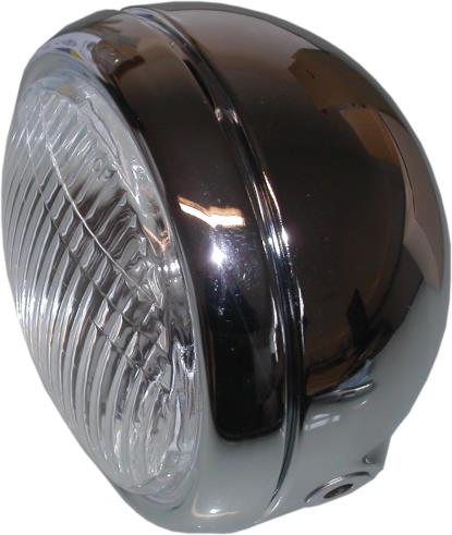 Picture of Headlight Round Chrome Complete Universal 4.5"