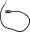 Picture of Complete Indicator LED White Chrome Bullet Style with Stem 14mm x 18mm (Pair)