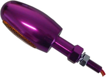 Picture of Indicator Mini Bullet Type Purple Aluminium (Amber)