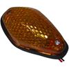 Picture of Complete Indicator Fairing Black with Amber Lens (Pair)