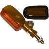 Picture of Indicator Medium Aluminium Gold Short with Amber/Smoked Lens