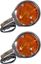 Picture of Complete Indicator Mini 7/8"Bar End Chrome with Amber Lens
