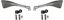 Picture of Mirrors CNC Prism with Silver Head & Silver Stem 8mm or 10mm (Pair)