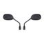Picture of Mirrors 10mm Black Rectangle Left & Right Sports Long Stem (Pair)