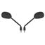 Picture of Mirrors 10mm Black Rectangle L+R Long Stem for Honda CBF125 (Pair)