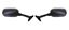 Picture of Mirrors Fairing Black Rectangle GSXR600-1000 00-03 40mm Ctr (Pair)