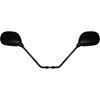 Picture of Mirrors 10mm Black Rectangle L & R Yamaha Long Stem E-Marked (Pair)