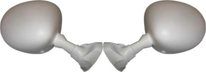 Picture of Mirrors Fairing White Round Left & Right YZF, FZR 47mm Centre (Pair)