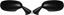 Picture of Mirrors Fairing Black Left & Right R1, R6 28mm Ctrs, 60mm (Pair)
