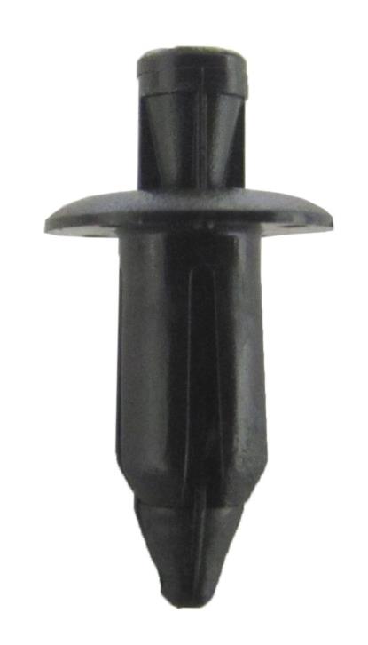 Picture of Fairing Clip Push Rivet Type 6mm hole with Head 12mm, Black (Per 10)