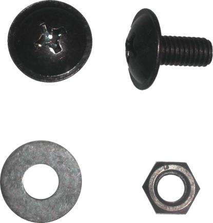 Picture of Screws Fairing 6mm x 13mm, Head 16.50mm Black (Pitch 1.00mm) (Per 10)