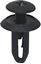 Picture of Fairing Clips 6mm x 15mm Black Plastic with taper wells (Per 100)