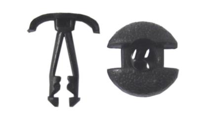 Picture of Fairing Clips 6mm x 10mm Black Plastic with taper wells (Per 20)