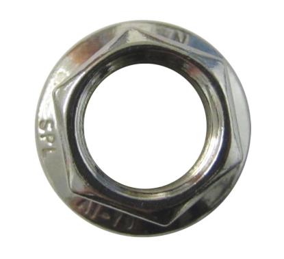 Picture of Nuts Flange Stainless Steel 12mm Thread uses 19mm Spanner (Per 20)