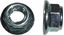 Picture of Nuts Flange Metal Locking 16mm Thread, 21mm Spanner (pitch 2.00mm) (Per 20)