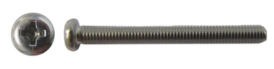 Picture of Screws Pan Head Stainless Steel 5mm x 16mm(Pitch 0.80mm) (Per 20)