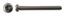 Picture of Screws Pan Head Stainless Steel 5mm x 16mm(Pitch 0.80mm) (Per 20)