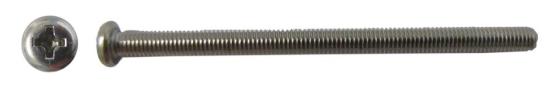 Picture of Screws Pan Head Stainless Steel 4mm x 75mm(Pitch 0.70mm) (Per 20)