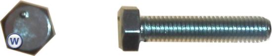 Picture of Bolts Hexagon 5mm x 25mm (8mm Spanner Size)(Pitch 0.80mm) (Per 20)