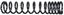 Picture of Shock Spring Chrome 55lbs, OD 55mm, ID 43mm, Length 265mm