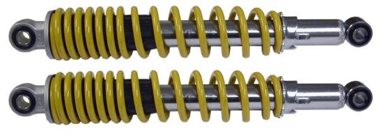 Picture of Shocks 345mm Pin+Pin Yellow Spring CBF125 (Pair)