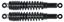 Picture of Shock Absorbers Chrome for 1978 Yamaha RD 250 E (Front Disc & Rear Disc)