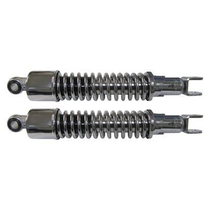 Picture of Shock Absorbers Chrome for 1972 Honda CB 125 K1