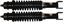 Picture of Shock 320mm Screw+Fork Piaggio Zip