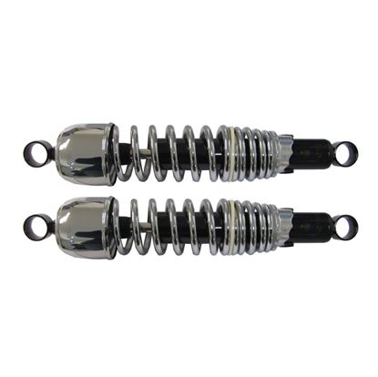 Picture of Shock Absorbers Chrome for 1975 Yamaha DT 250 B (Twin Shock)