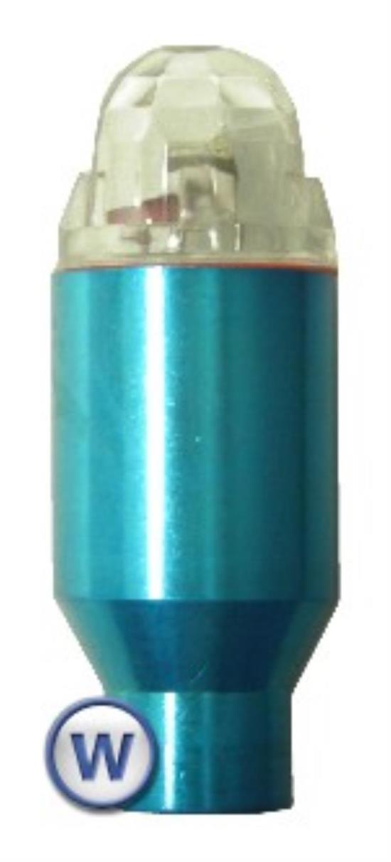 Picture of Valve Caps Plastic Wheelflea Multicolour Blue Case (Pair)