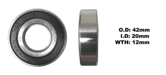 Picture of Bearing Koyo/JTEKT 6004 DDU 2RS (ID 20mm x OD 42mm x W 12mm)