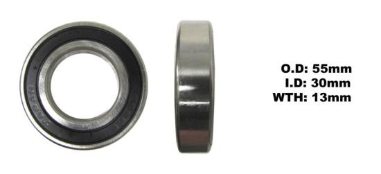 Picture of Bearing Koyo/JTEKT 6006DDU (ID 30mm x OD 55mm x W 13mm)