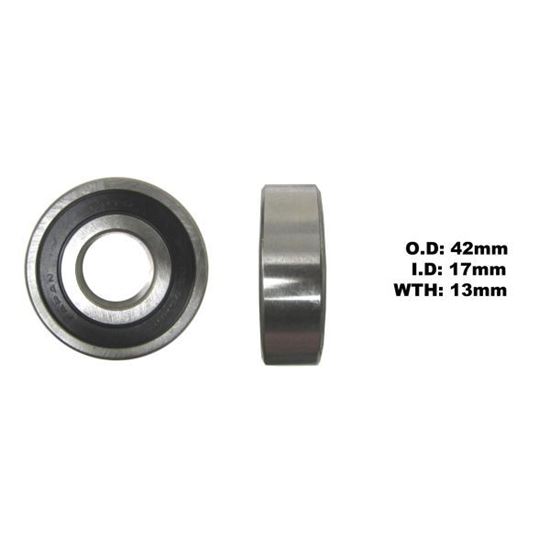 Picture of Wheel Bearing Front L/H for 1987 Suzuki GSX-R 1100 H (SACS) (GU74A)