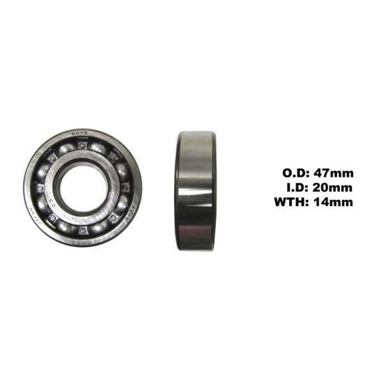 Picture of Crank Bearing L/H for 1973 Suzuki TS 100 K