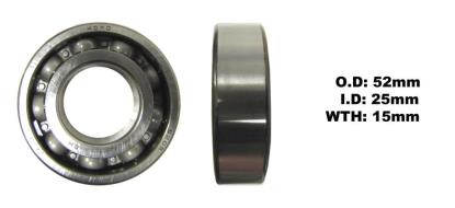 Picture of Bearing Koyo/JTEKT 6205 SH2-9T C4 (ID 25mm x OD 52mm x W 15mm)