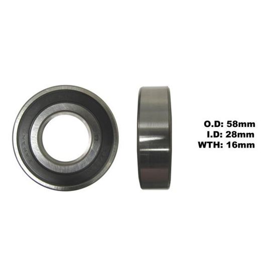 Picture of Wheel Bearing Rear R/H for 2009 Yamaha YZF R6 (13SB)