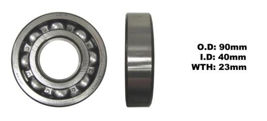 Picture of Bearing Koyo/JTEKT 6308 Open C3 (ID 40mm x OD 90mm x W 23mm)