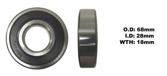 Picture of Bearing Koyo/JTEKT 63/28 DDU 2RS C3 (ID 28mm x OD 68mm x W 18mm)