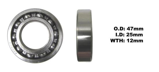 Picture of Bearing SNR 6005(I.D 25mm x O .D 47mm x W 12mm)