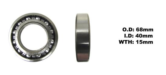 Picture of Bearing SNR 6008(I.D 40mm x O.D 68mm x W 15mm)