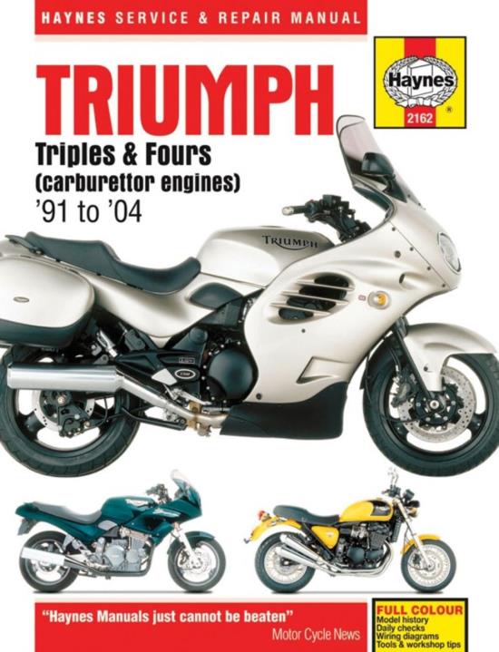 Picture of Manual Haynes for 2004 Triumph Thunderbird Sport 900 (885cc) (Carb)