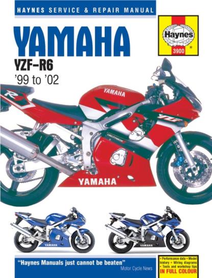 Picture of Manual Haynes for 2002 Yamaha YZF R6 (5MTB)