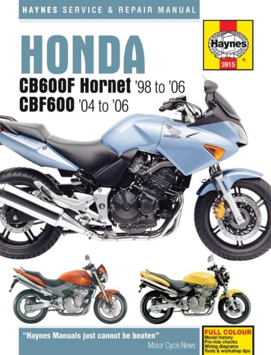 Picture of Manual Haynes for 2006 Honda CB 600 F6 Hornet