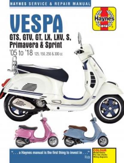 Picture of Manual Haynes for 2010 Vespa GTS 250 ie (ABS) (EFI)