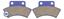 Picture of Brake Disc Pads Rear R/H Kyoto for 1999 Polaris 250 Trail Boss (2x4)