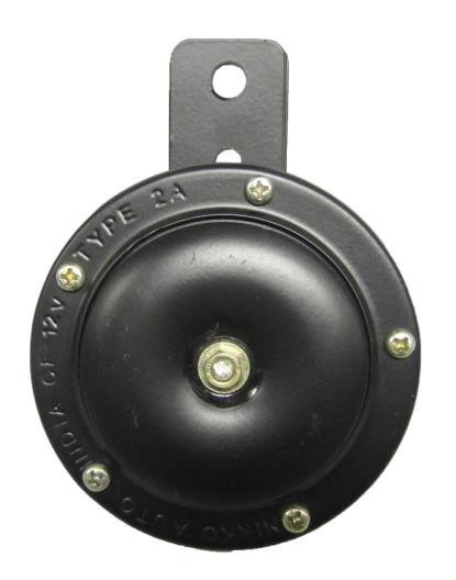 Picture of Horn 12 Volt DC Black OD 86mm 12V