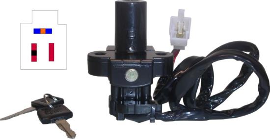 Picture of Ignition Switch for 1986 Honda VFR 400 RG-YA (NC21)