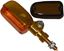 Picture of Indicator Medium Aluminium Gold Short with Amber/Smoked Lens