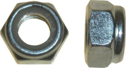 Picture of Nuts Nyloc 7mm Thread Uses 11mm Spanner (Pitch 1.00mm) (Per 20)